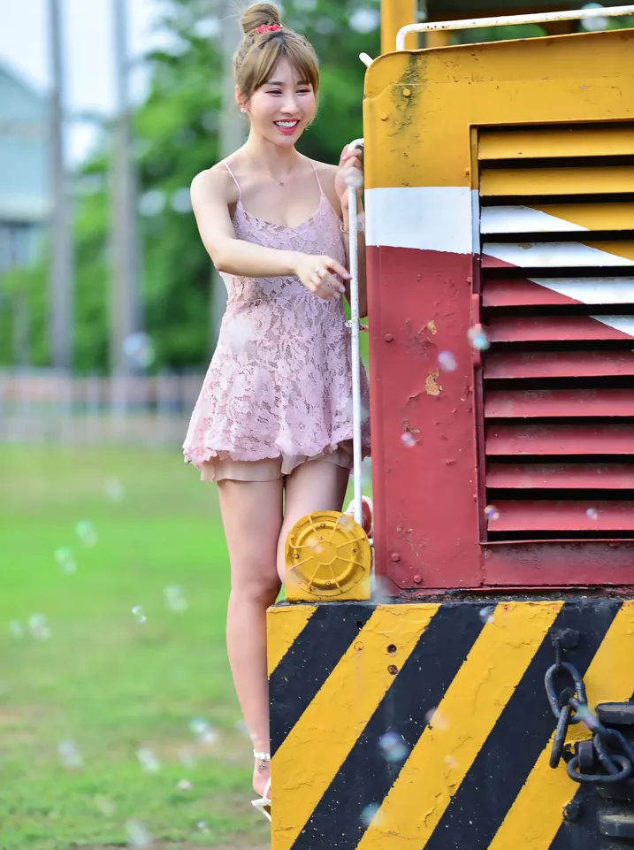 [Mzsock] NO.201 Chen Weiyu suspender dress with cool and beautiful legs street photography#[105P]-54